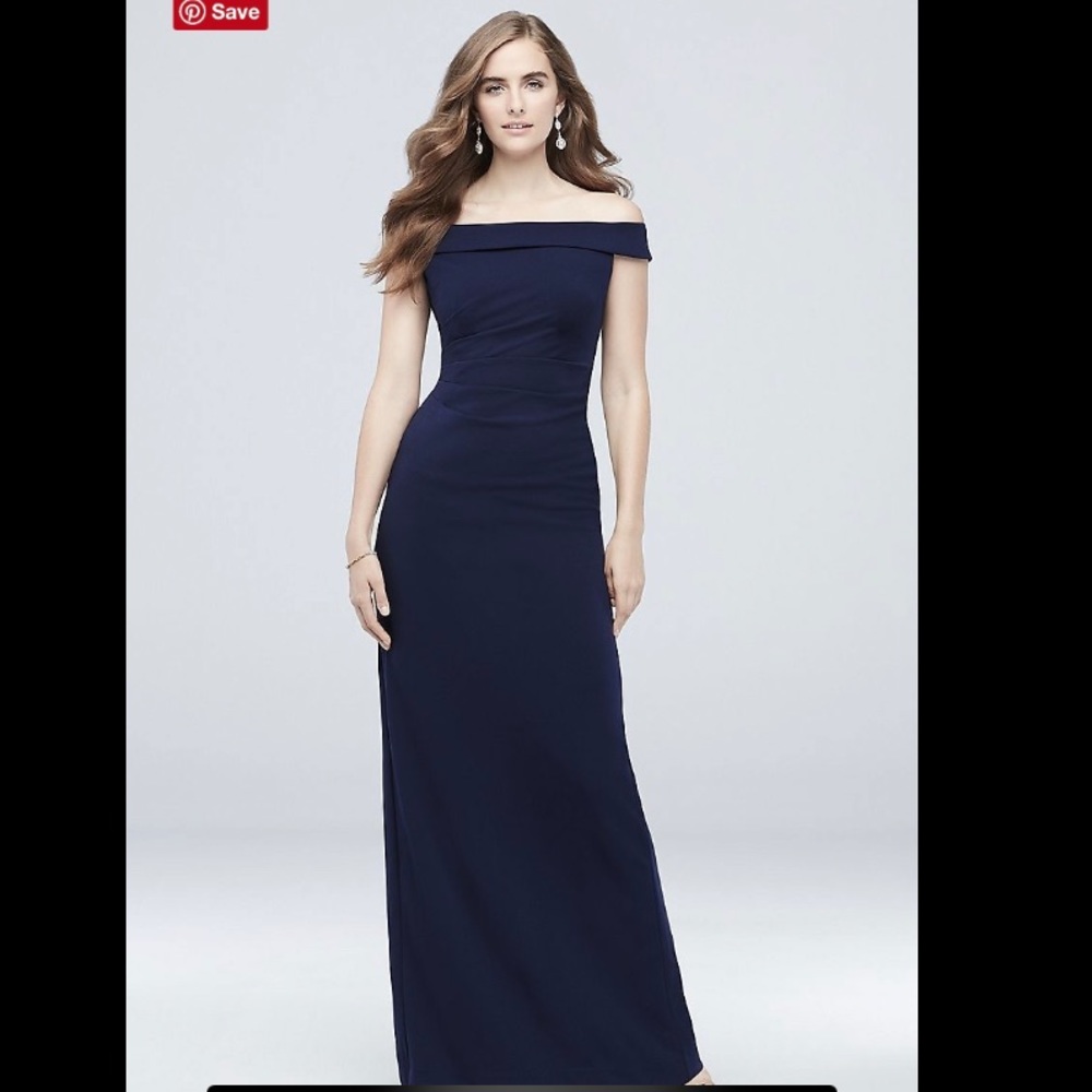 Off the Shoulder DB Studio Bridesmaid Dress